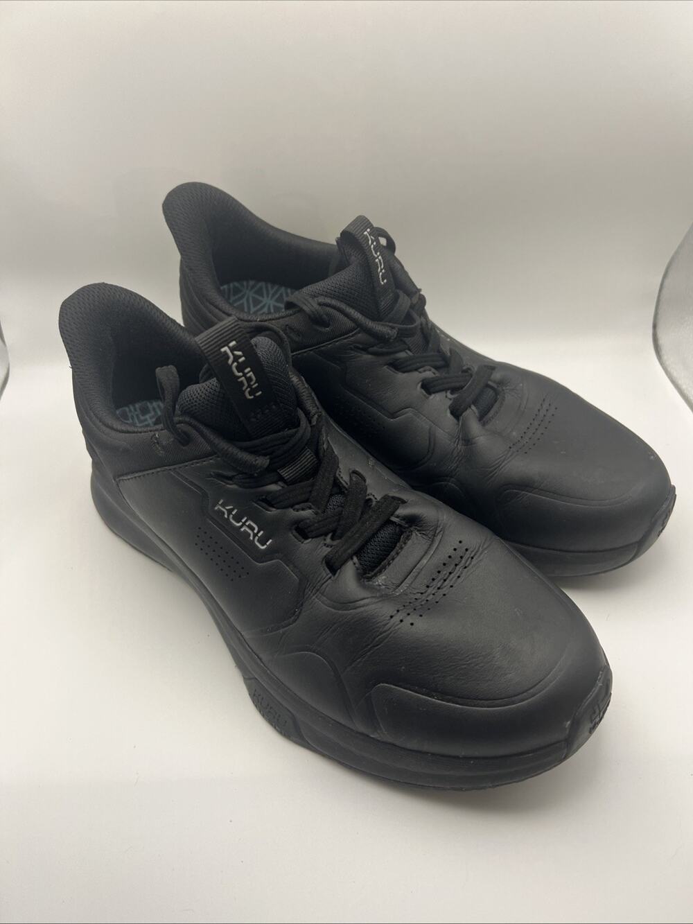 Kuru Shift Womens Size 7.5 Jet Black Athletic Walking Anti-Slip Shoes Sneakers